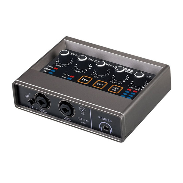 Q-16 Professional Recording Sound Card Dsp Reverberation K Singing Sound Card Delay Free Monitoring K484-PEL_0PYN2N7A
