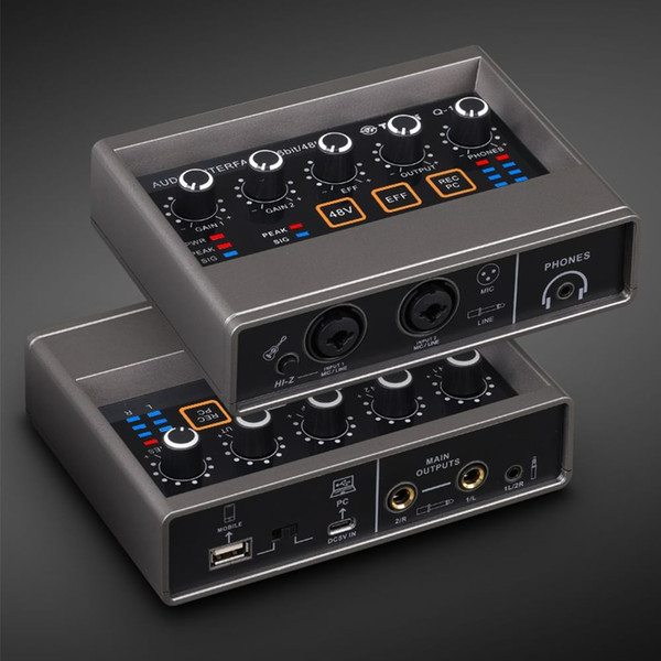 Q-16 Professional Recording Sound Card Dsp Reverberation K Singing Sound Card Delay Free Monitoring K484-PEL_0PYN2N7A
