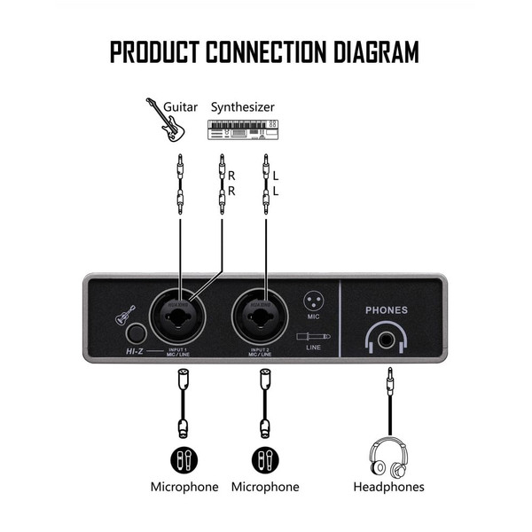 Q-16 Professional Recording Sound Card Dsp Reverberation K Singing Sound Card Delay Free Monitoring K484-PEL_0PYN2N7A