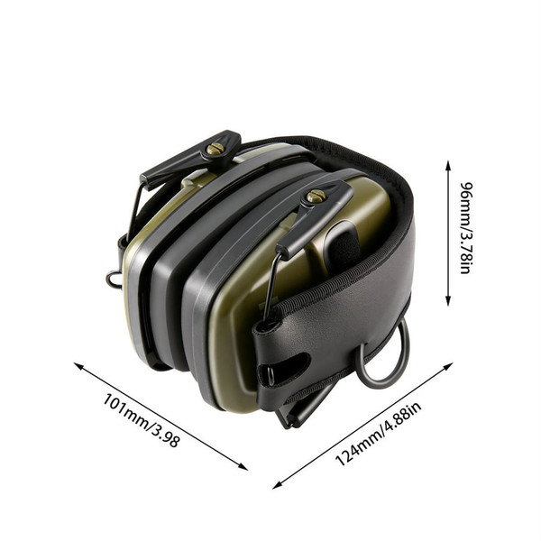 Electronic Ear Protection Safety Earmuffs NRR 22dB Noise Reduction Headphones Lightweight Hearing P K484-PEL_0S32TCOZ