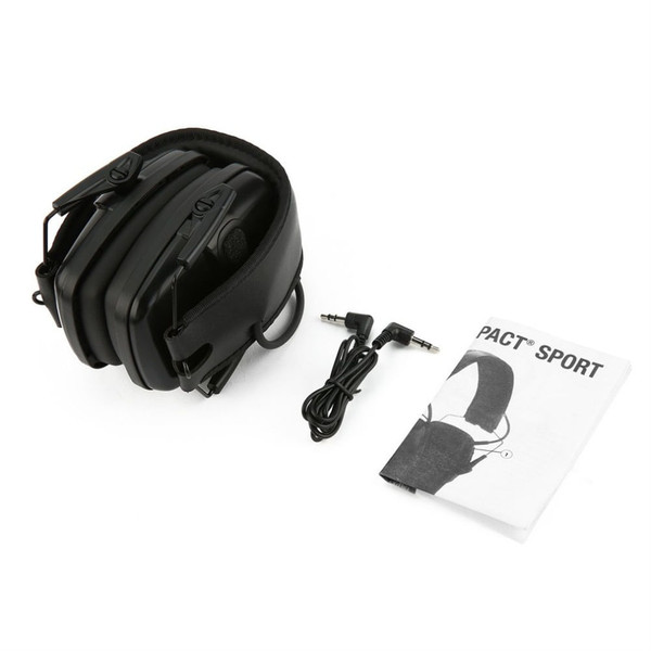 Electronic Ear Protection Safety Earmuffs NRR 22dB Noise Reduction Headphones Lightweight Hearing P K484-PEL_0S32TCOZ