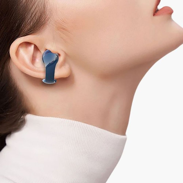 Wireless Ear Clip Earbuds Bone Conduction Earphones with Built-In Mic Hifi Sound Red Card Version K484-PEL_0QTZQ5B6