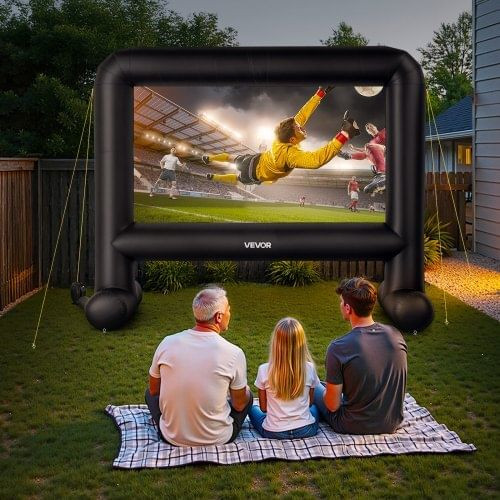 16FT Inflatable Movie Screen, Inflatable Projector Screen with Portable Storage Bag, 16:9 Easy Set  E415-XCQSTYPMZJS1S3W90001V1