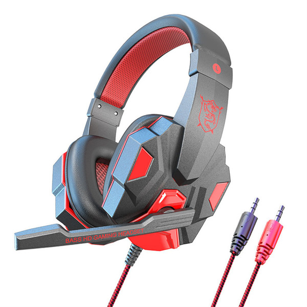 Sy830mv Wired Gaming Headset With Microphone 3.5mm Powerful Sound Headphones For Computer Pc White  K484-PEL_0LCNPJUH