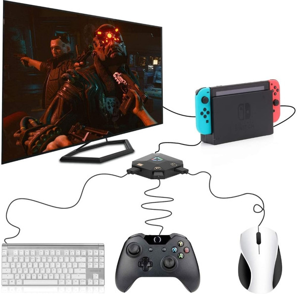 Keyboard And Mouse Converter For Switch For Ps4/ps3/xbox  One/360 Host Series black K484-PEL_0I5DTOS9