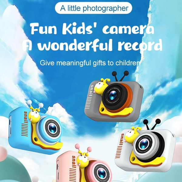 Kids Camera HD 1080P Children Sports Camera 2.0 Inch Ips Screen Mini Camera Blue K484-PEL_0R9OAYY0