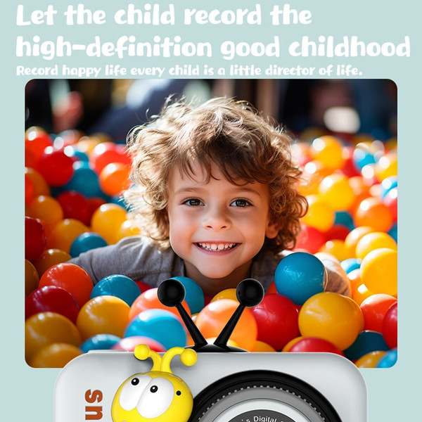 Kids Camera HD 1080P Children Sports Camera 2.0 Inch Ips Screen Mini Camera Blue K484-PEL_0R9OAYY0