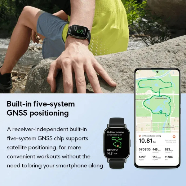 Color: black, Ships From: CHINA - New! Global Version Watch 5 Lite 1.96'' AMOLED display 18-Day Bat F640-12000044617254389