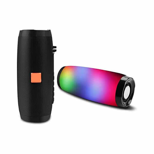 Color: BLACK - Rainbow LED Bluetooth Speakers In Vibrant Colors K290-44313021972753