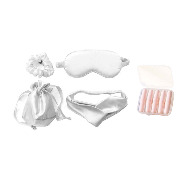 Color: SILVER - Beauty Siesta 4 In 1 Silky Smooth Set Ideal For Night Time Routine K290-50281284337937