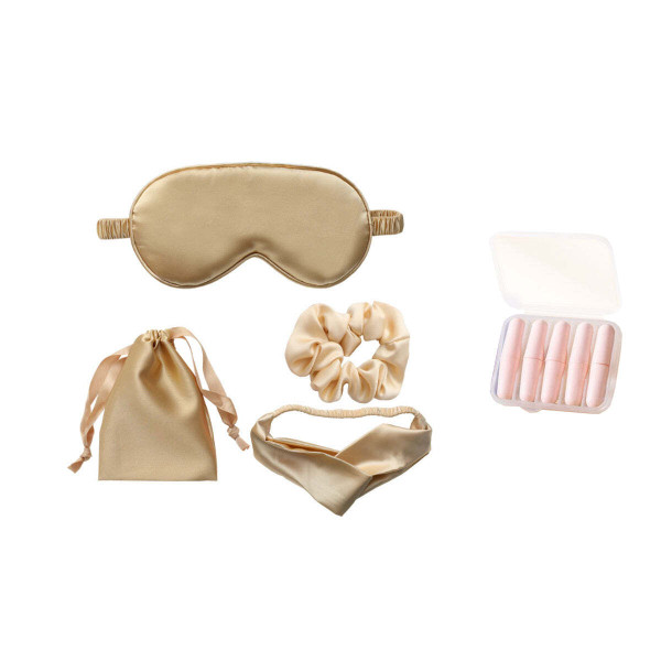 Color: GOLDEN - Beauty Siesta 4 In 1 Silky Smooth Set Ideal For Night Time Routine K290-50281284469009