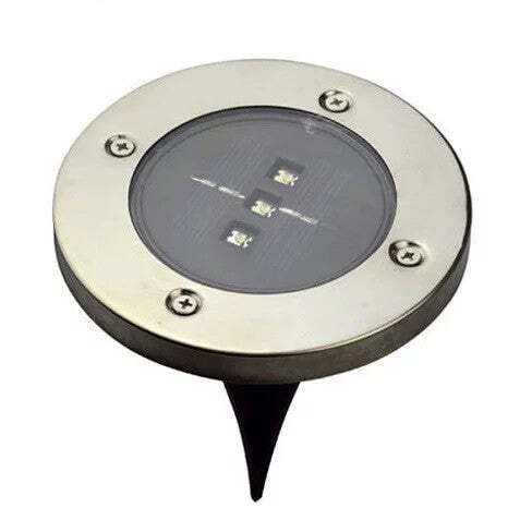 Buy As: 2 Lights - Runway Solar 3 LED Inground Lights K290-44722084151569