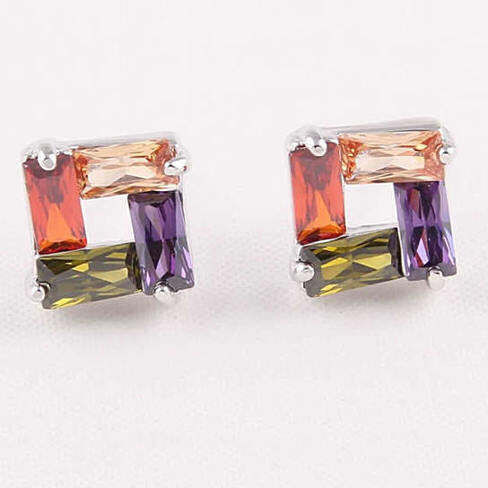 Color: Multi Color Baguettes - Four Seasons Earrings Reason To Love Each Season K290-1259643932