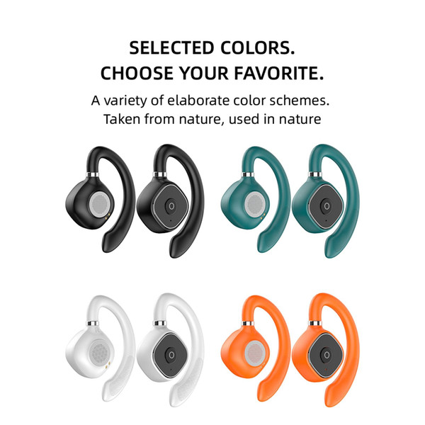 Wireless Bluetooth 5.3 Earphones Hi-fi Stereo Bass Open Ear Tws Earbuds Noise Cancelling Gaming Hea K484-PEL_0N2WPZAK