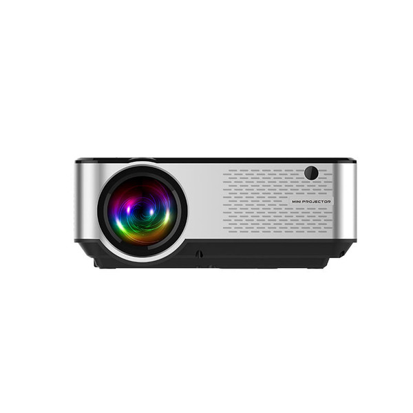 C9 1280*720P Support 4K Videos Via HDMI Home Cinema Movie LED Video Projector Silver white_European K484-PEL_0D7Z6N10