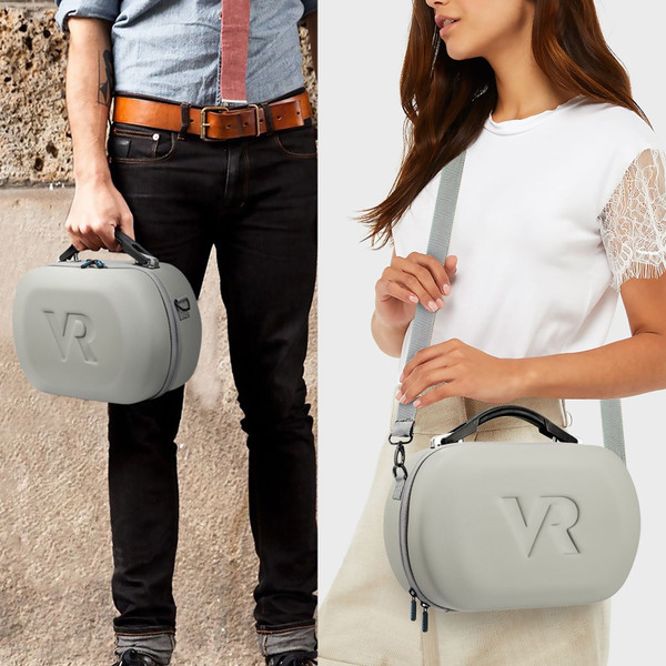 Carrying Case Large-Capacity Handbag Travel Protective Box Compatible for Oculus Quest2 Vr Glasses  K484-PEL_0O7FFL14