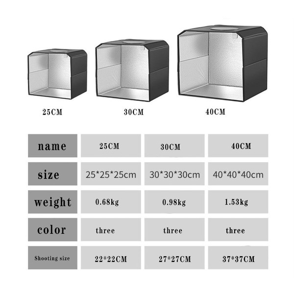 Led Studio Case Lightbox Folding Mini Photo Studio Photography Lighting Shooting Tent Box For Artis K484-PEL_0LKEAJQ6