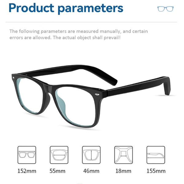 G05 Smart Glasses Open Ear Music Hands-Free Calling Waterproof Stereo Sound Wearable Headsets Smart K484-PEL_0RSZEGHZ