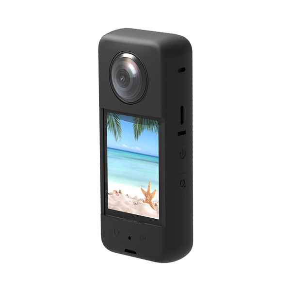 Silicone Case Anti-drop Sleeve Dustproof Protective Cover Compatible For Insta360 X3 Camera Accesso K484-PEL_0NWTH5A3