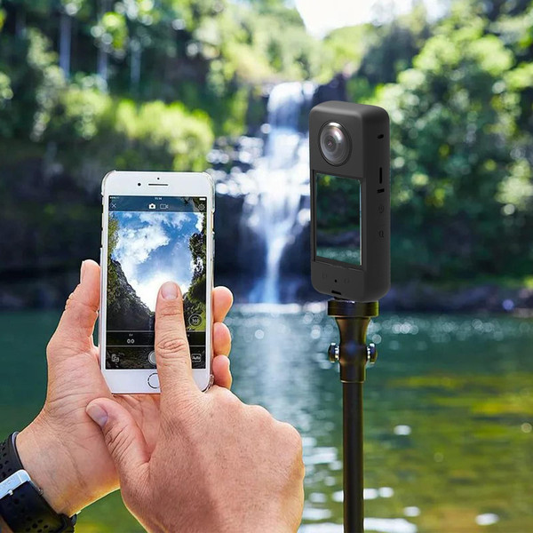 Silicone Case Anti-drop Sleeve Dustproof Protective Cover Compatible For Insta360 X3 Camera Accesso K484-PEL_0NWTH5A3