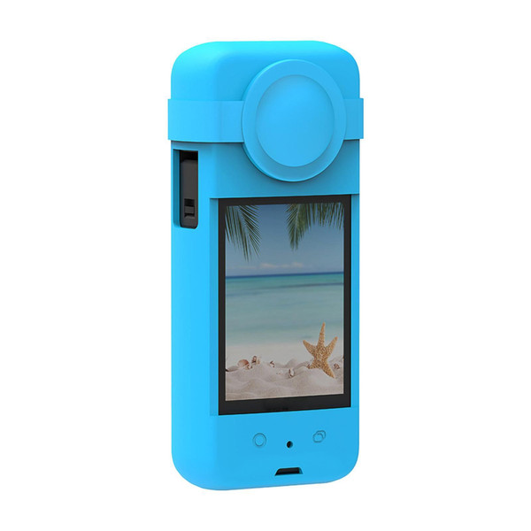Silicone Case Anti-drop Sleeve Dustproof Protective Cover Compatible For Insta360 X3 Camera Accesso K484-PEL_0NWTH5A3