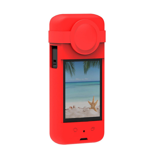 Silicone Case Anti-drop Sleeve Dustproof Protective Cover Compatible For Insta360 X3 Camera Accesso K484-PEL_0NWTH5A3
