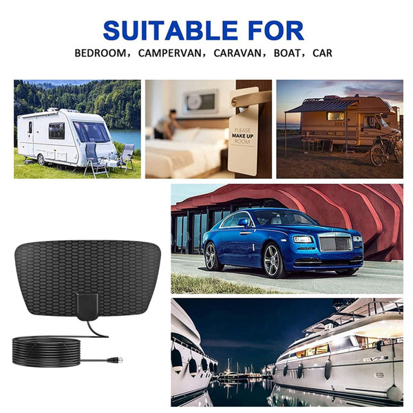 3600 Miles Range 4k Tv Digital Antenna Signal Receiver Indoor Hdtv Antenna with Amplifier Signal Bo K484-PEL_0OQEUDAR