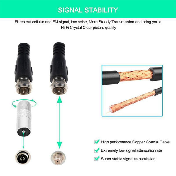 3600 Miles Range 4k Tv Digital Antenna Signal Receiver Indoor Hdtv Antenna with Amplifier Signal Bo K484-PEL_0OQEUDAR