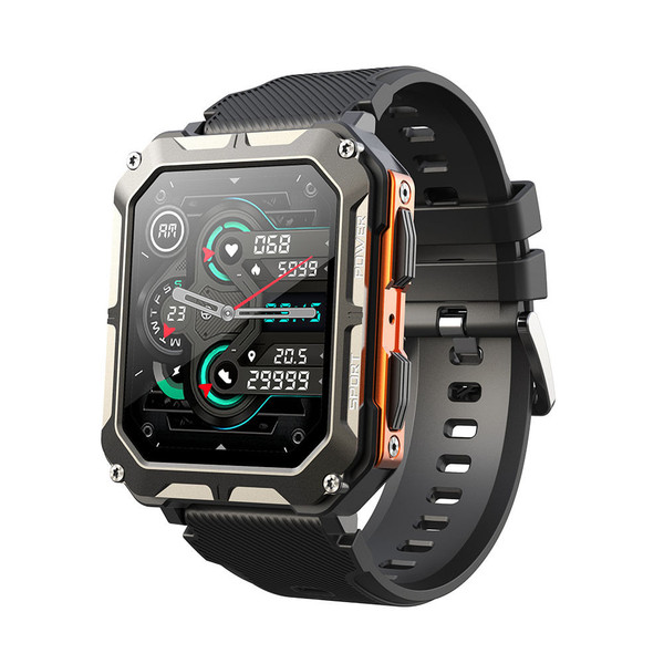US C20pro Men Smart Watch Bluetooth Call 1.83 Inch HD Screen Waterproof Sports Smartwatch Orange K484-PEL_0P6MERVY_US