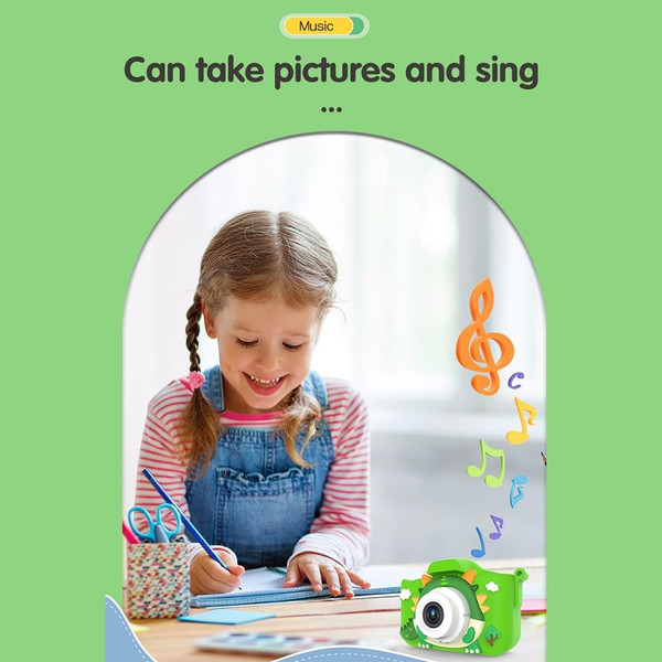 Kids Camera HD Digital Video Cameras 2.0 Inch IPS Screen Portable Camera Face Detection Timing Phot K484-PEL_0RW0F895