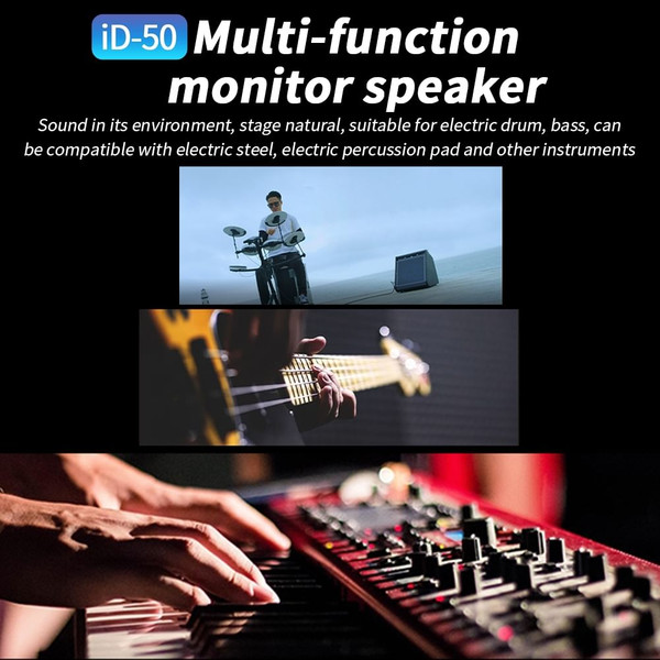 Portable Electronic Drum Speaker Surround Stereo Sound Bass Speaker Musical Instrument Audio Amplif K484-PEL_0ROXQHW5