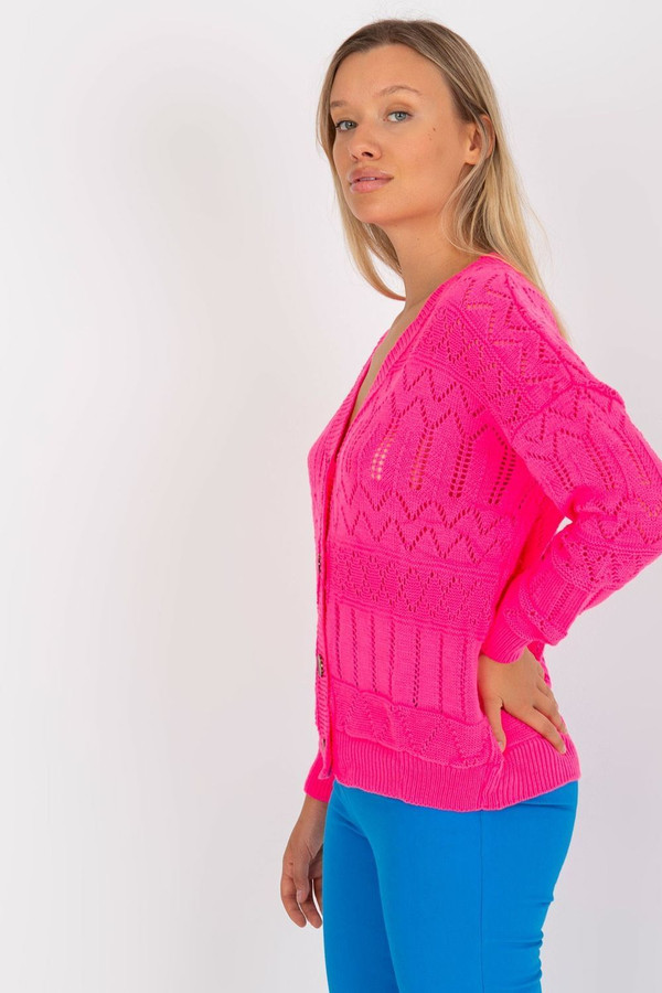 pink - Cardigan model 175418 Rue Paris U704-175418