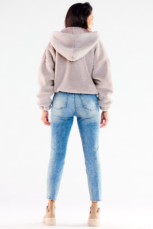 beige - Jacket model 173900 awama U704-173900