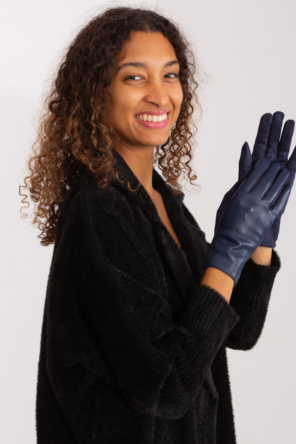 navy blue - Gloves model 191084 AT U704-191084