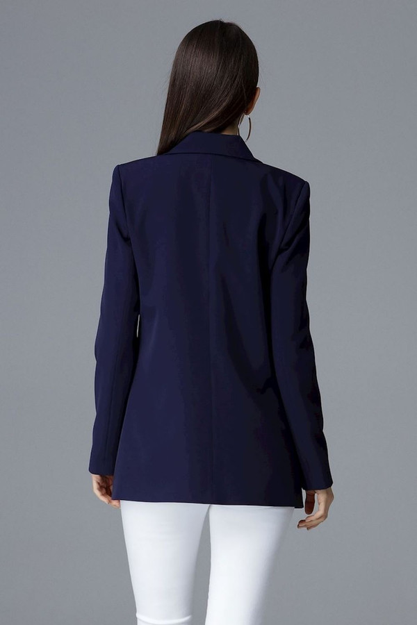 navy blue - Jacket model 126196 Figl U704-126196