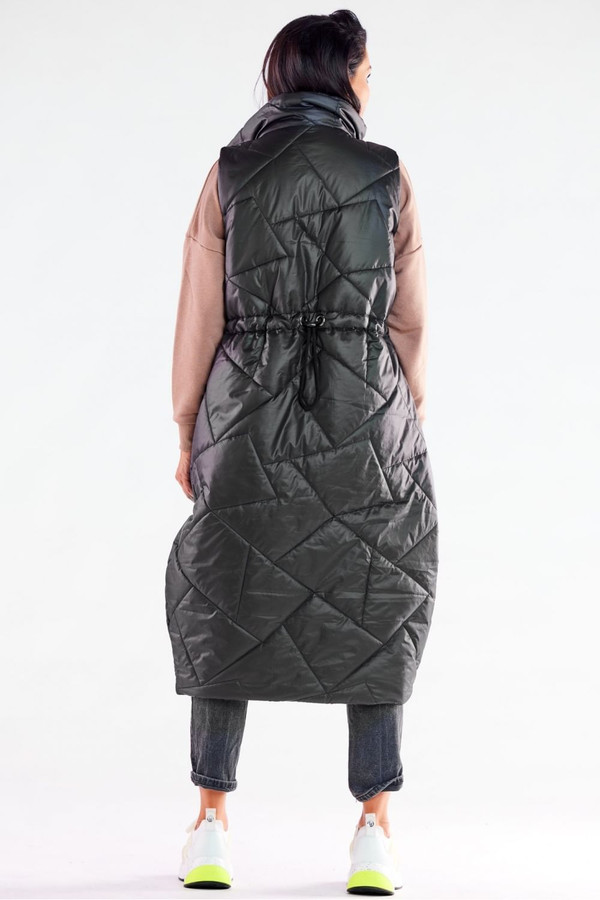 black - Gilet model 173870 awama U704-173870