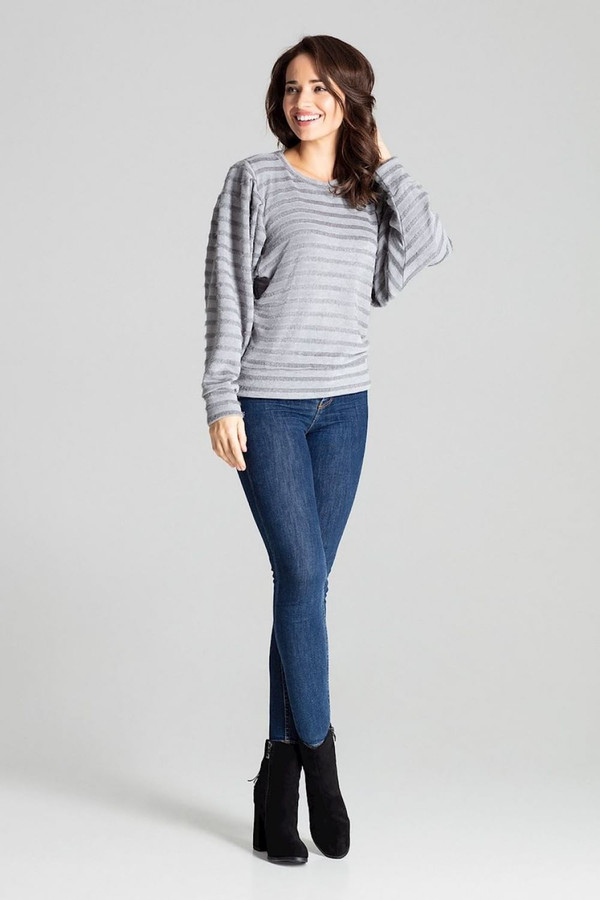 grey - Blouse model 139348 Lenitif U704-139348