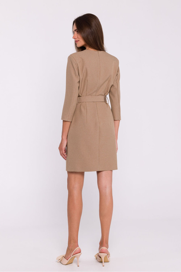 beige - Daydress model 200383 Stylove U704-200383
