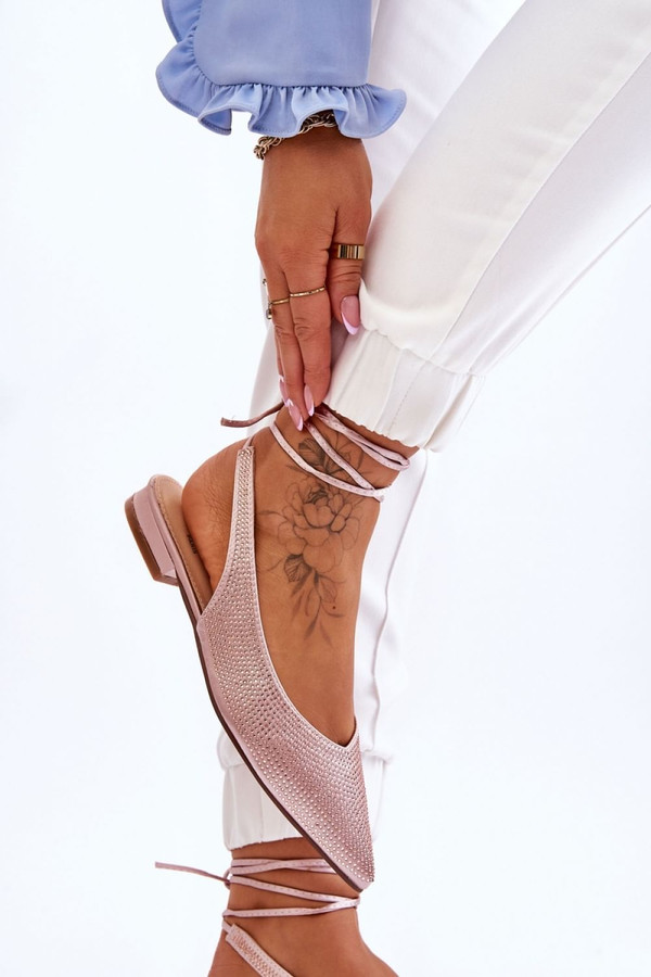 beige - Strappy ballet flats model 178020 Step in style U704-178020