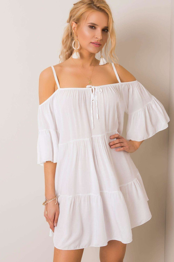 white - Daydress model 165882 Och Bella U704-165882