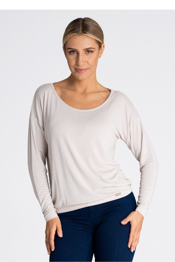 beige - Blouse model 189290 Figl U704-189290