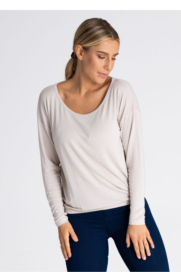 beige - Blouse model 189290 Figl U704-189290