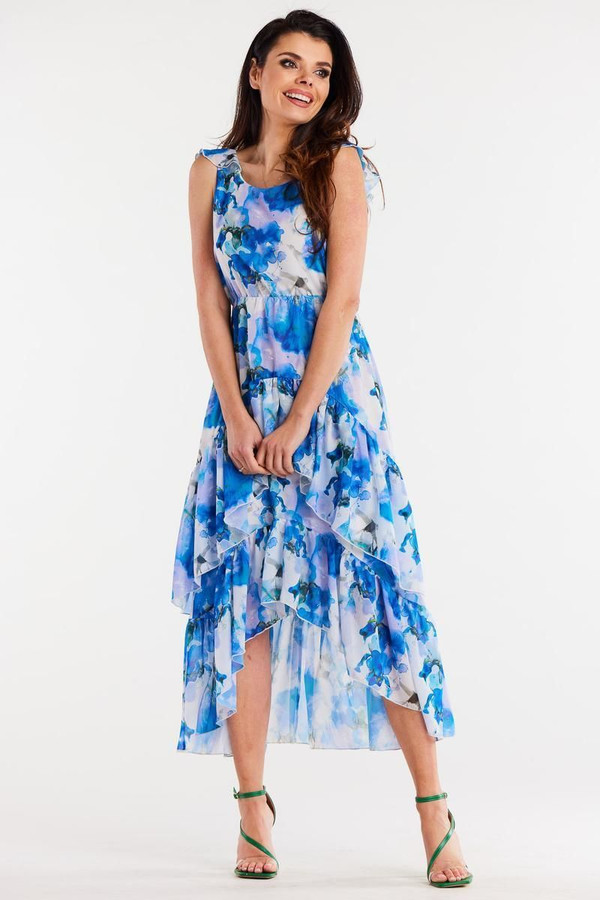 blue - Daydress model 196729 awama U704-196729