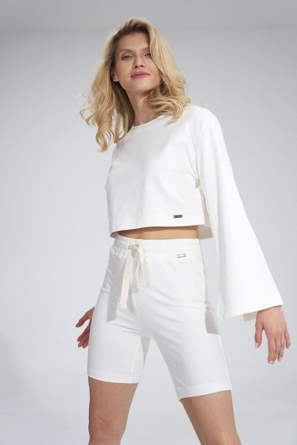 beige - Sweatshirt model 155954 Figl U704-155954