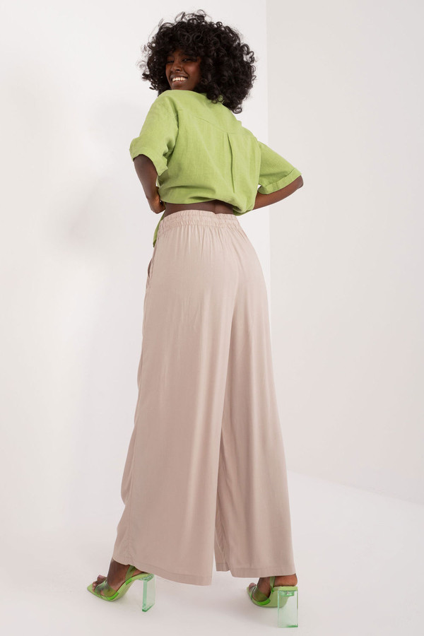 beige - Women trousers model 197538 Sublevel U704-197538