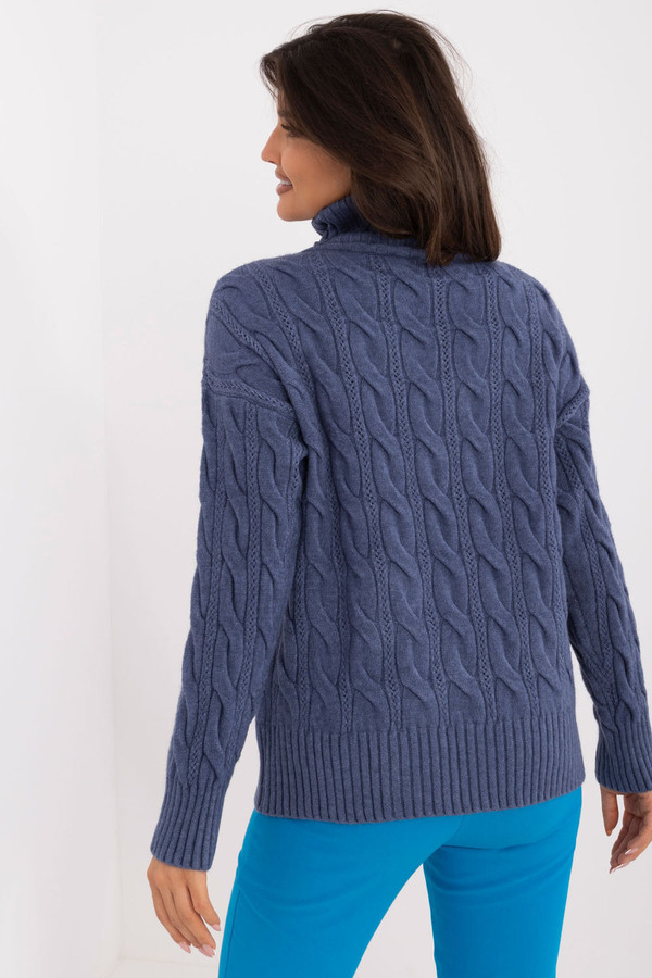 blue - Turtleneck model 199441 AT U704-199441