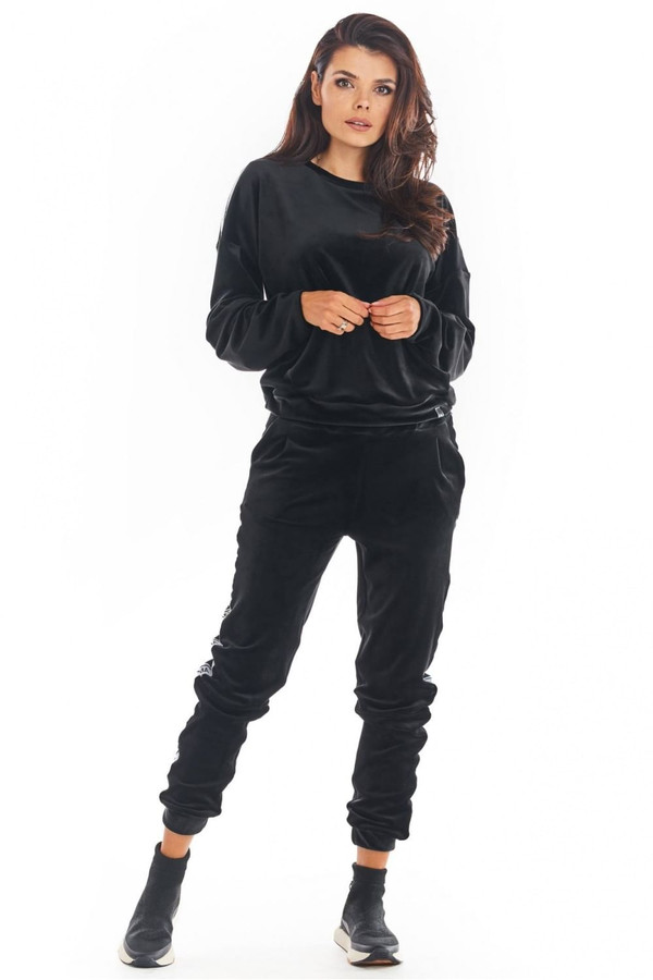 black - Sweatshirt model 149767 awama U704-149767