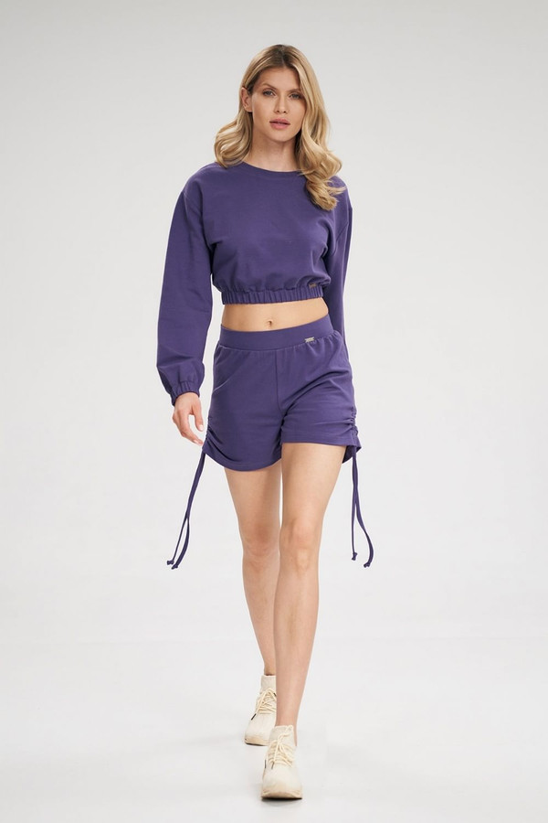 violet - Sweatshirt model 162446 Figl U704-162446