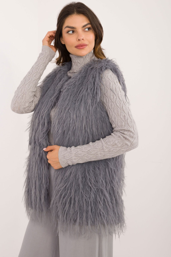 grey - Gilet model 200201 AT U704-200201