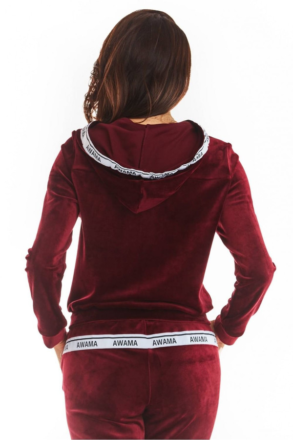 red - Sweatshirt model 149770 awama U704-149770